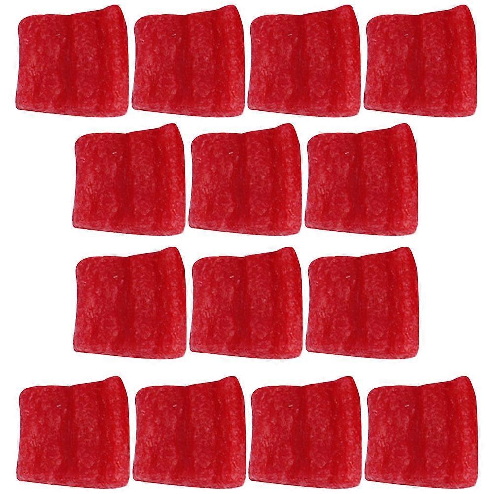Fake Red Pepper Slice PVC Display for 100Pcs Restaurant Decoration