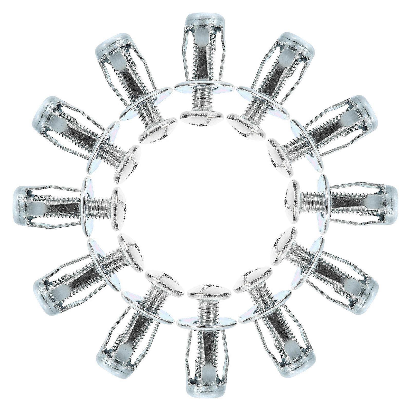 Hollow Wall Anchor Rivet Nuts And Nut Insert Nut Inserts Hardware Fasteners Daily Use 25Sets