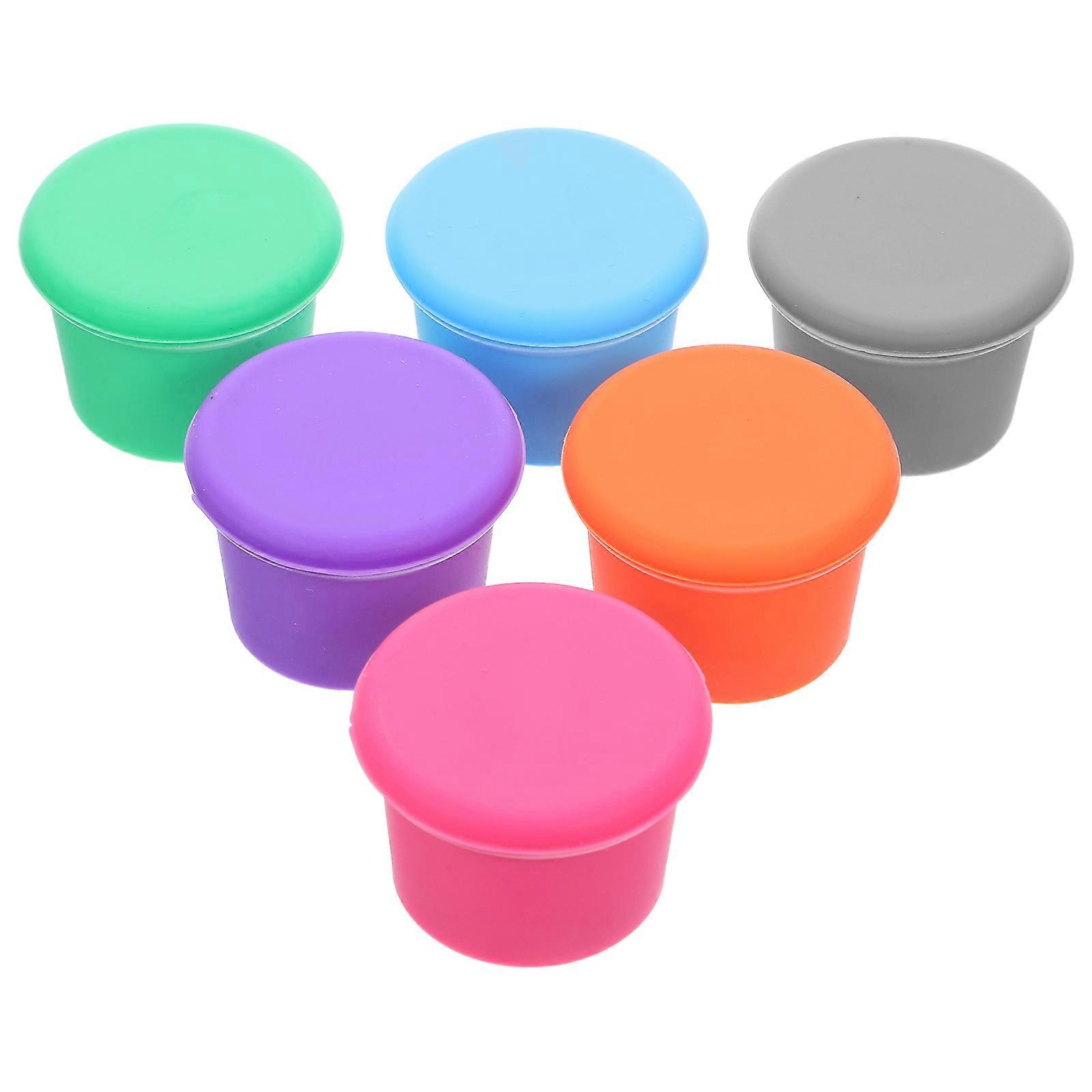Reusable Silicone Caps for Sealing 6Pcs Set
