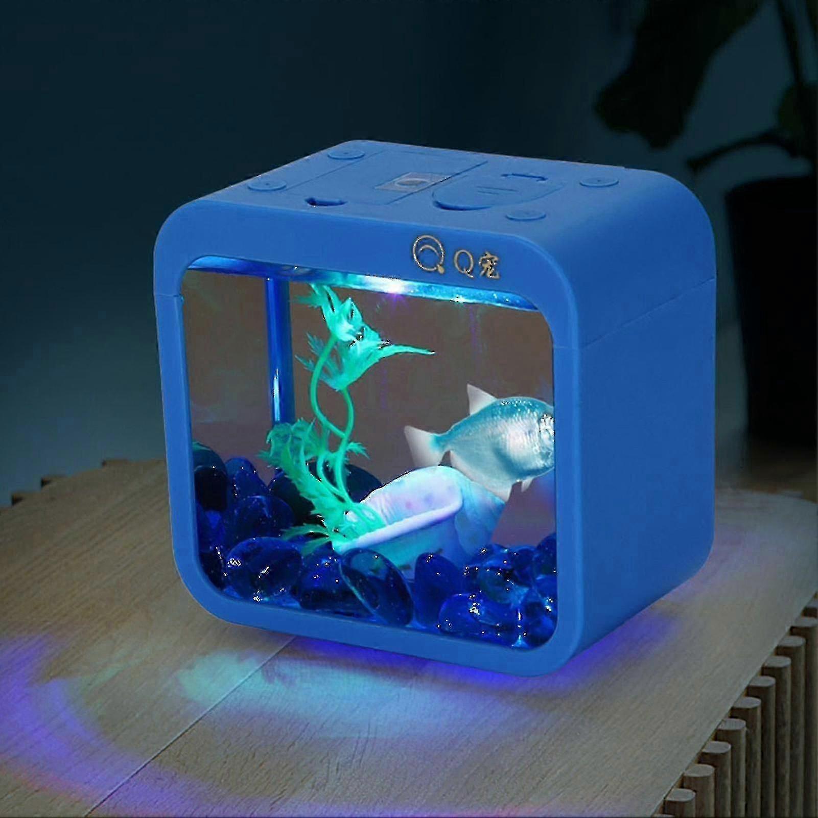 Stylish & Reusable Energy-Saving Fish Terrarium with Clamshell Feeding Window for European Households