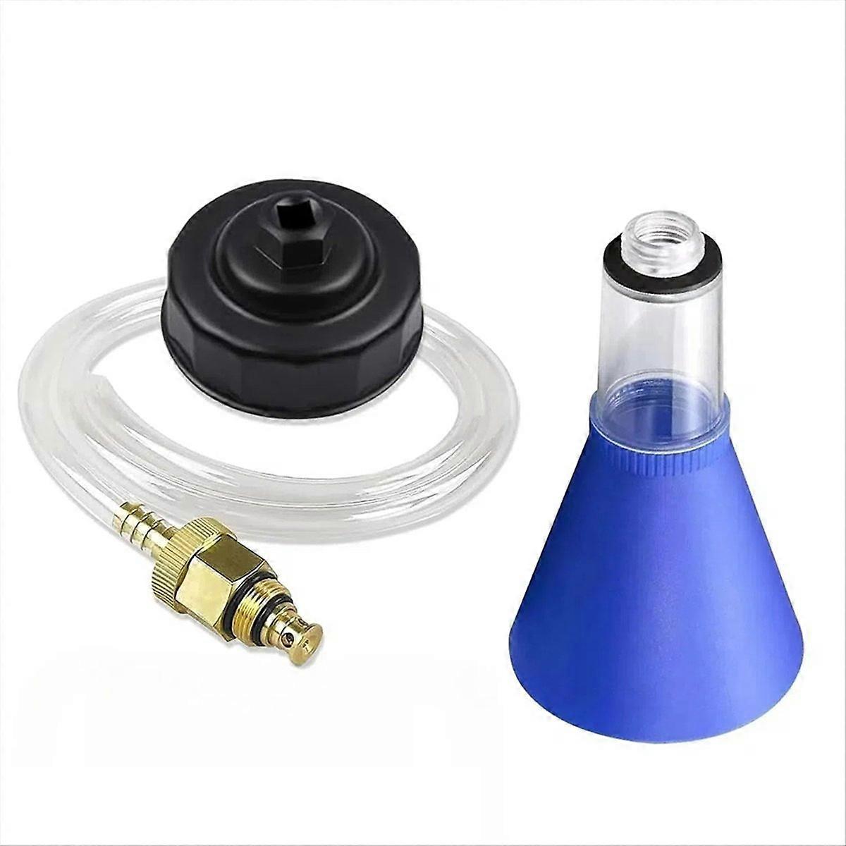 Oil Filter Wrench, Drain Tool & Advanced Engine Threaded Oil Funnel.