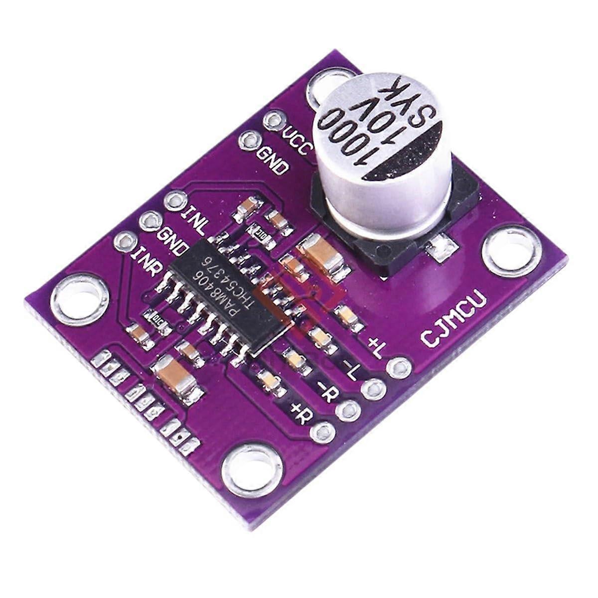 PAM8406 Class D Stereo Amplifier Module Low Noise Stable Output Audio Board for DIY Speakers