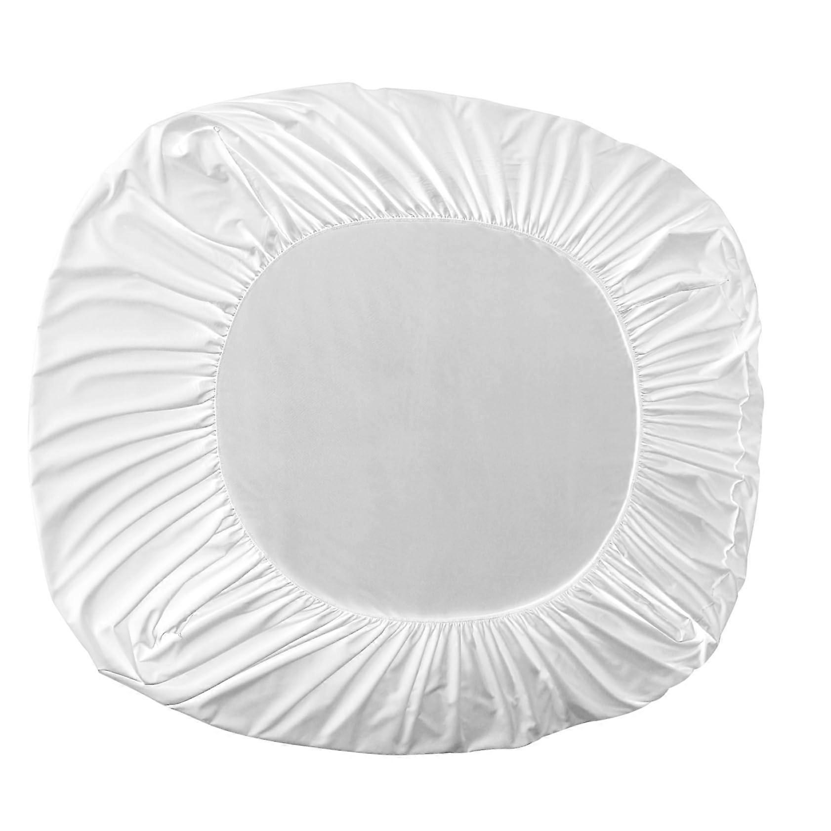 Cotton Fitted Sheet Twin and Queen with Snug Elastic Fit Breathable Mattress Protector