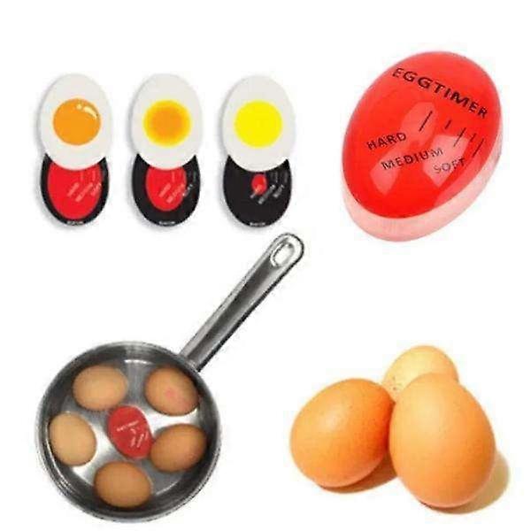 Egg timer - perfect results every time - Egg clock - Red