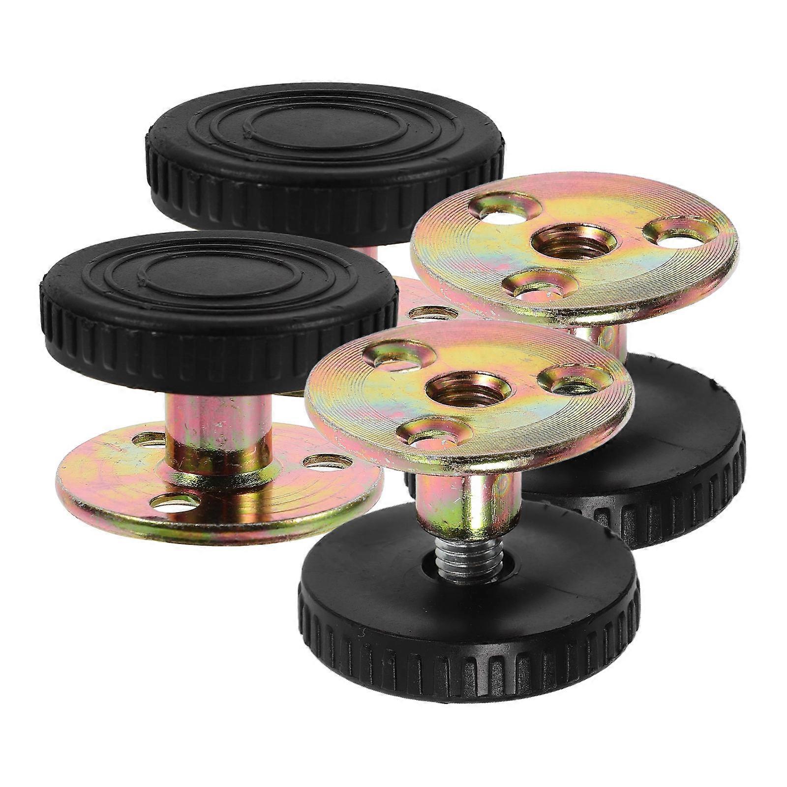 Anti-Sloshing Actuator Metal Bedside Fixer for Bed Use 4Pcs Adjustable Wall Stabilizer