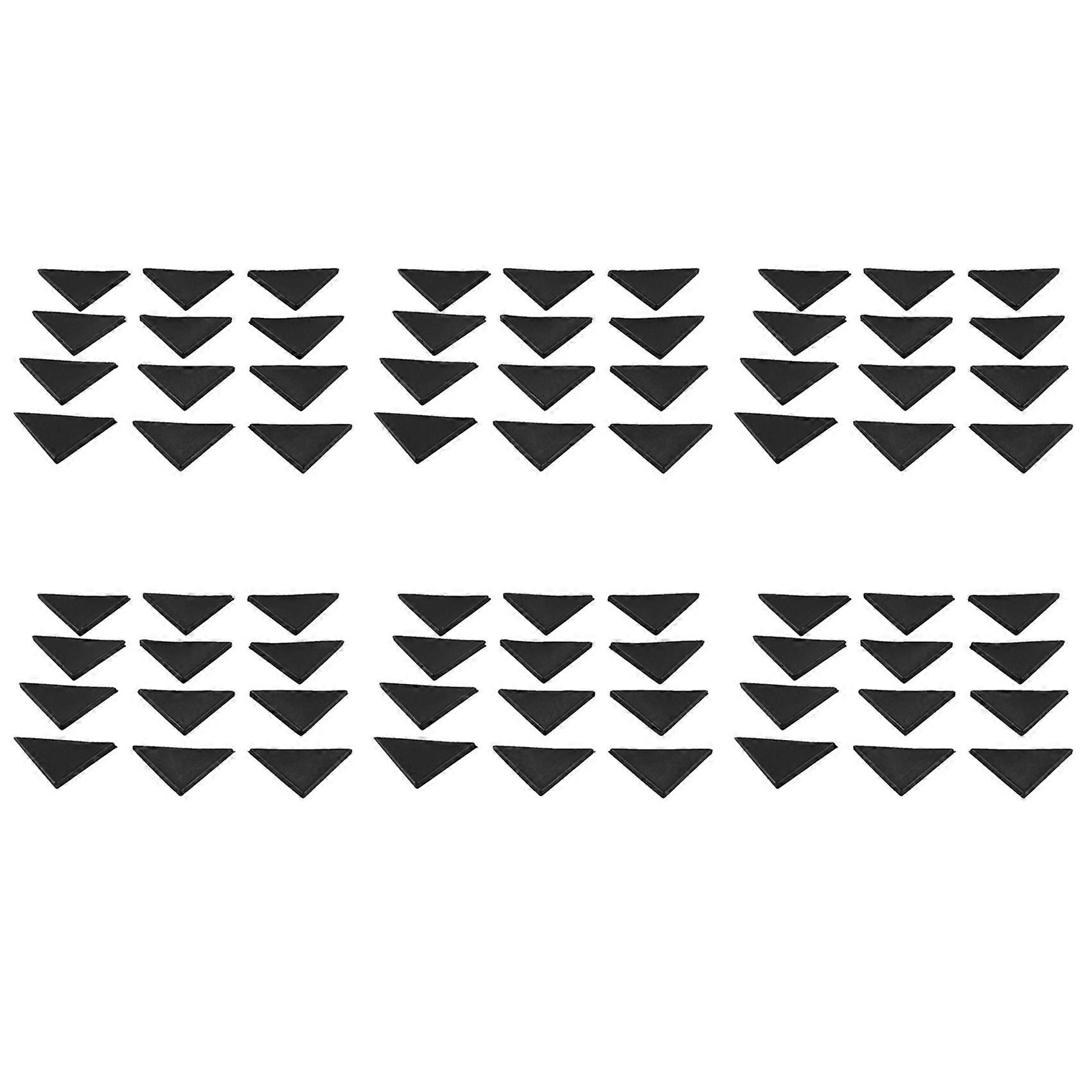 72 Pc Shape Triple-Cornered Glass Table Corner Protector Cushion 10mm X 75mm