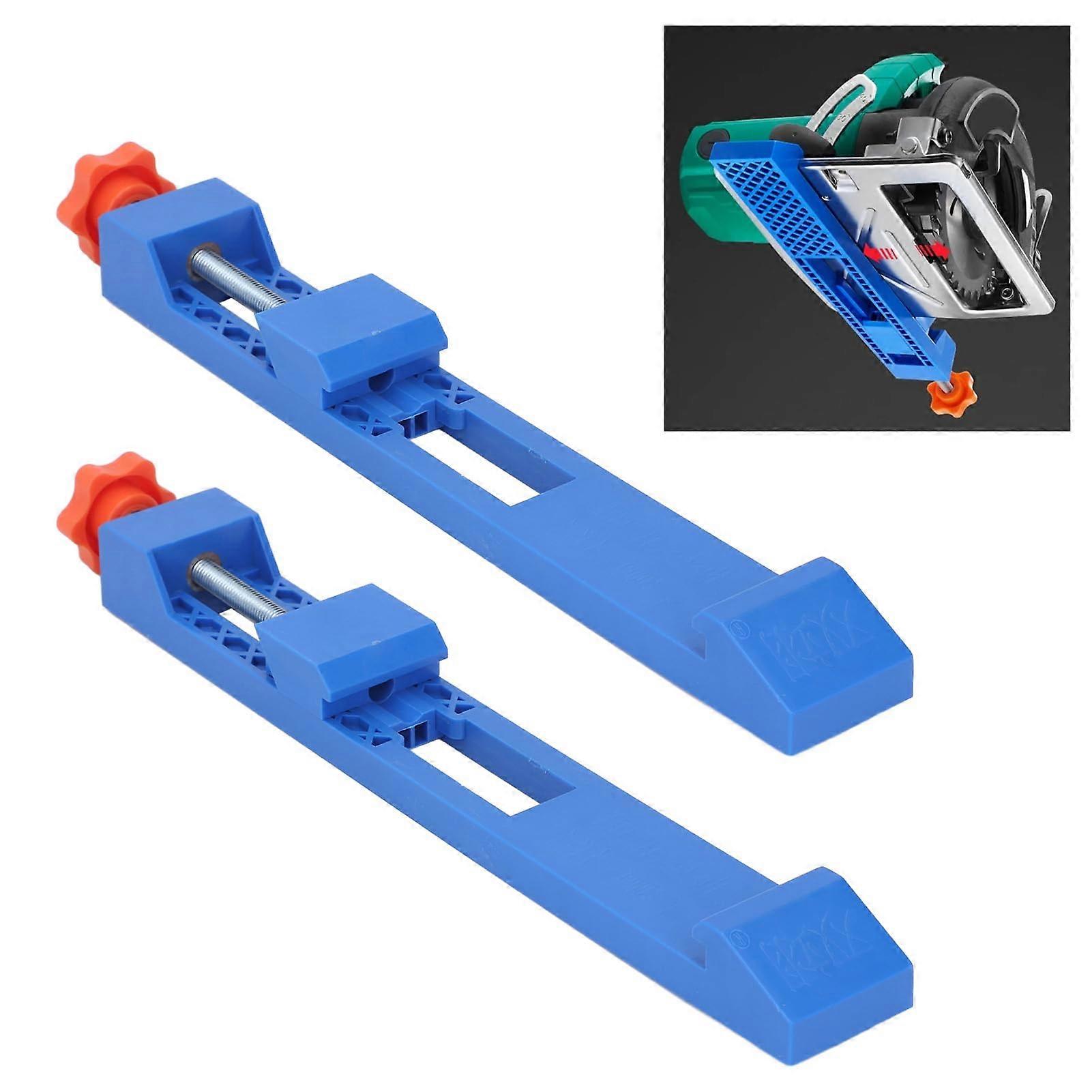 2Pcs Precision Circular Saw Guide with Adjustable Cutting Distance for Wood, Tile, and Marble