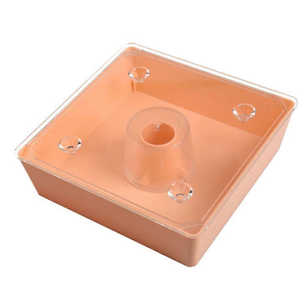 Beehive  Feeder 2L Square PreAssembled Beekeeping Feeder with Transparent Cover