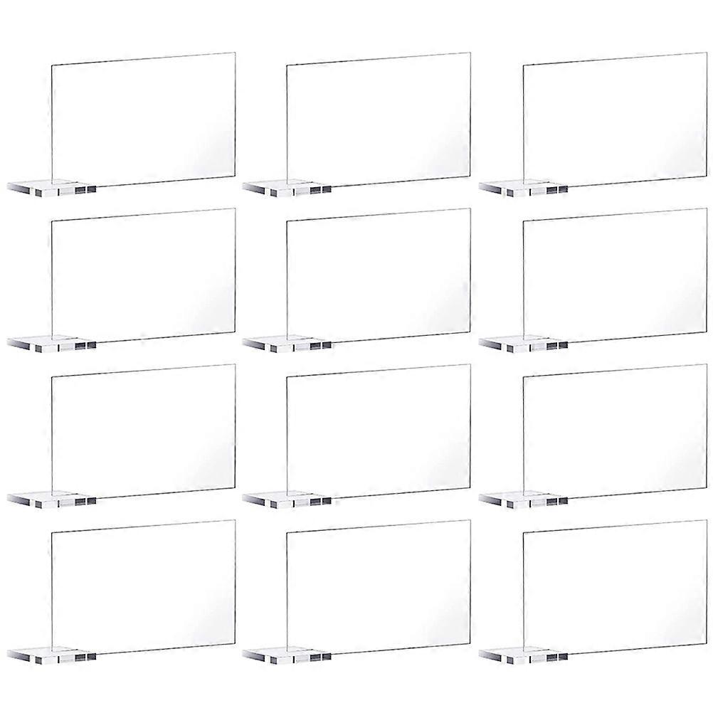 Acrylic Digital Table Number Sign for Wedding Seats 12Pcs Set