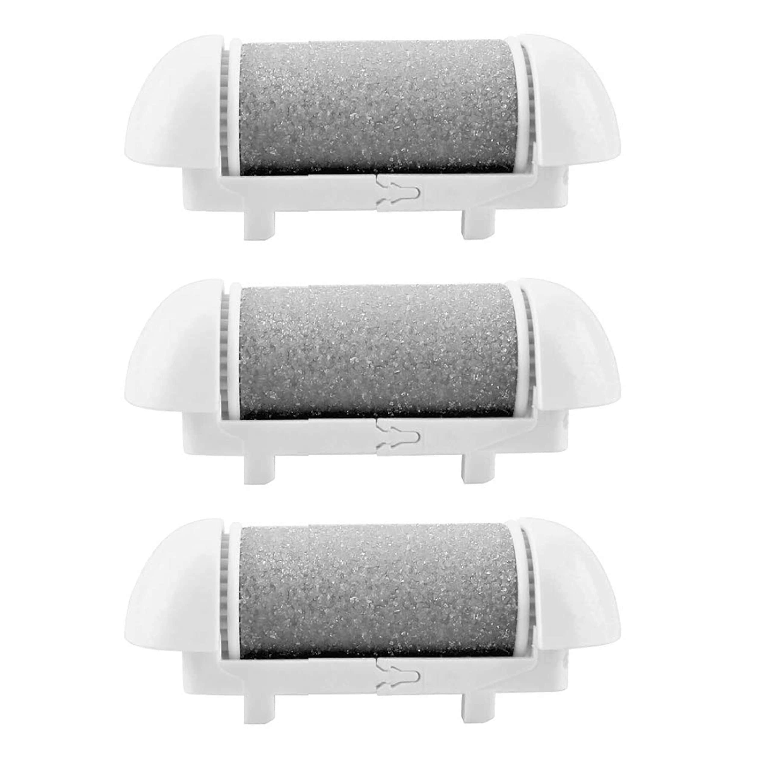 Electric Callus Remover Replacement Roller Heads, 3 Pack Medium Coarse Foot File Refills