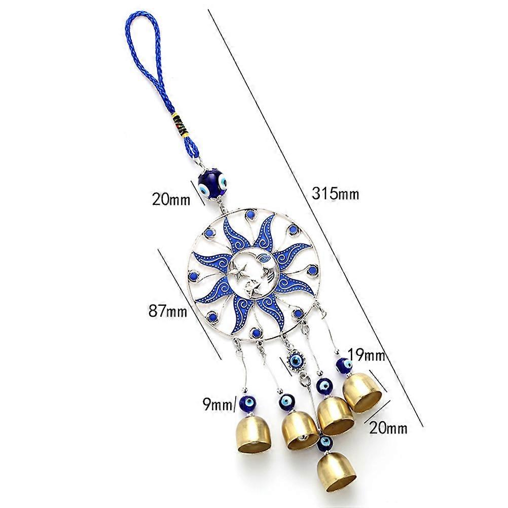 Car Wind Bell Creative Eye Hanging Drop for Decor 2Pcs Set