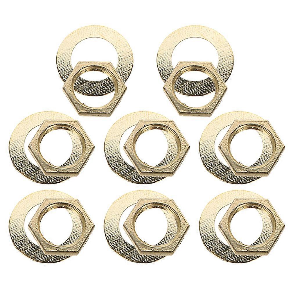 Clock Accessory Nut Ring Clock Replacement for Wall Repair 2Sets