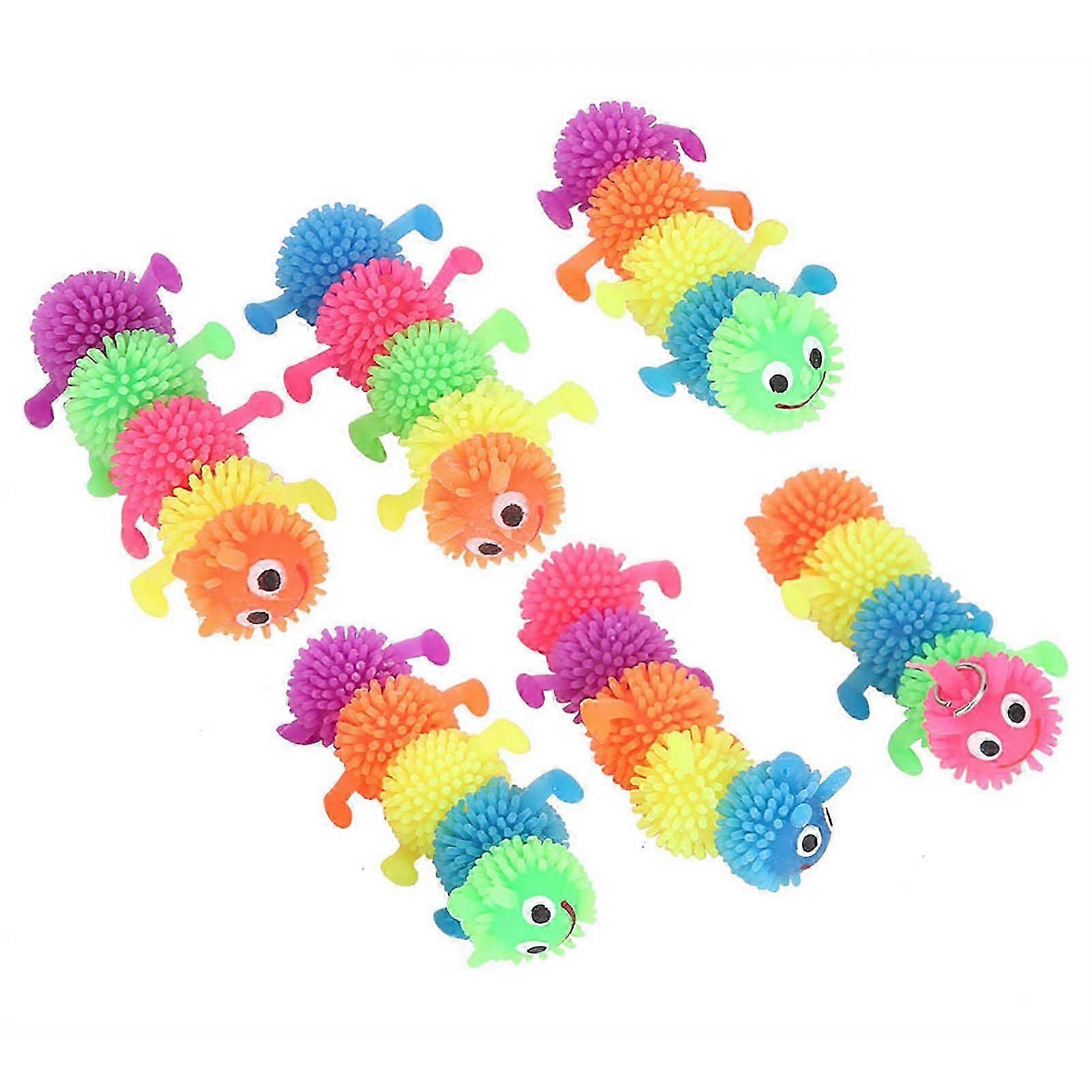6Pcs Soft Simulation Inchworm Cat Teaser 26-27s
