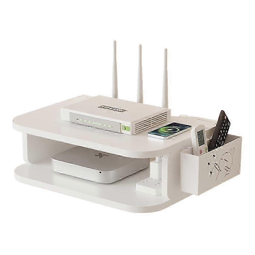 2 Tier Floating Projector Shelf Rack 25-26