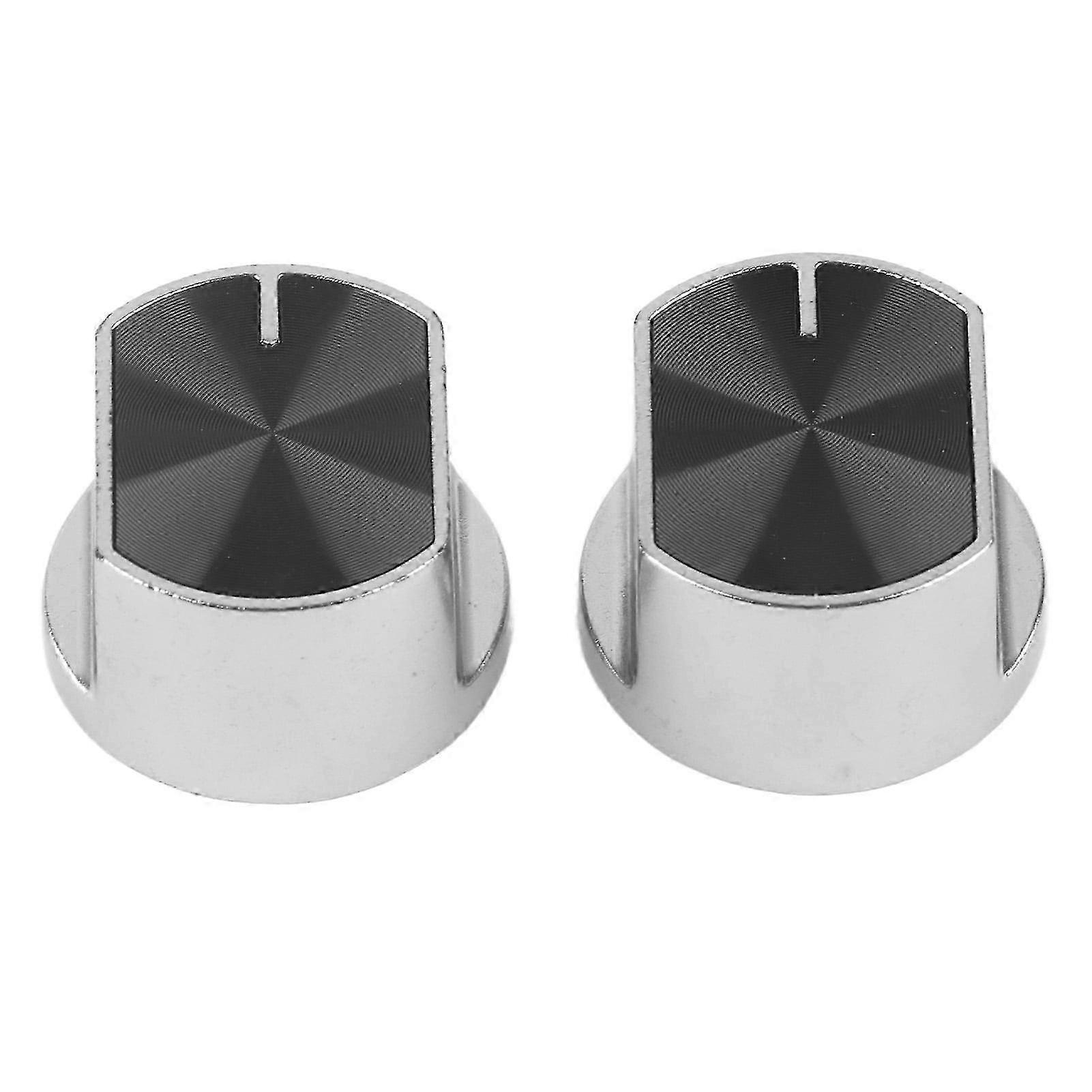 Stove Knobs -2pcs Universal Gas Stove Cooker Part Control Knobs Replacement Metal Rotary Switch 25-26