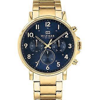 Tommy Hilfiger goud roestvrij staal aangekleed 1710384 herenhorloge