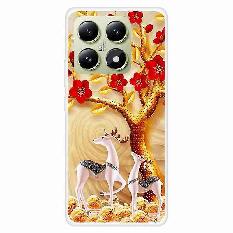 For Xiaomi 14T Pro Case TPU Pattern Printed Shockproof Phone Cover