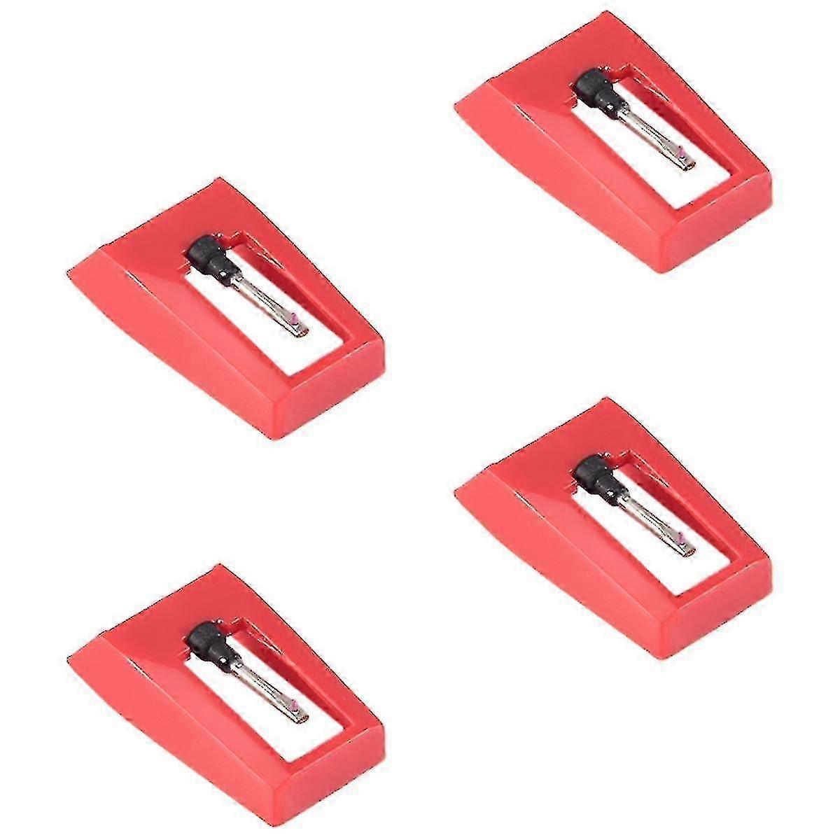 4-Pack Universal Stylus Needles for Vinyl Record Players & Turntables