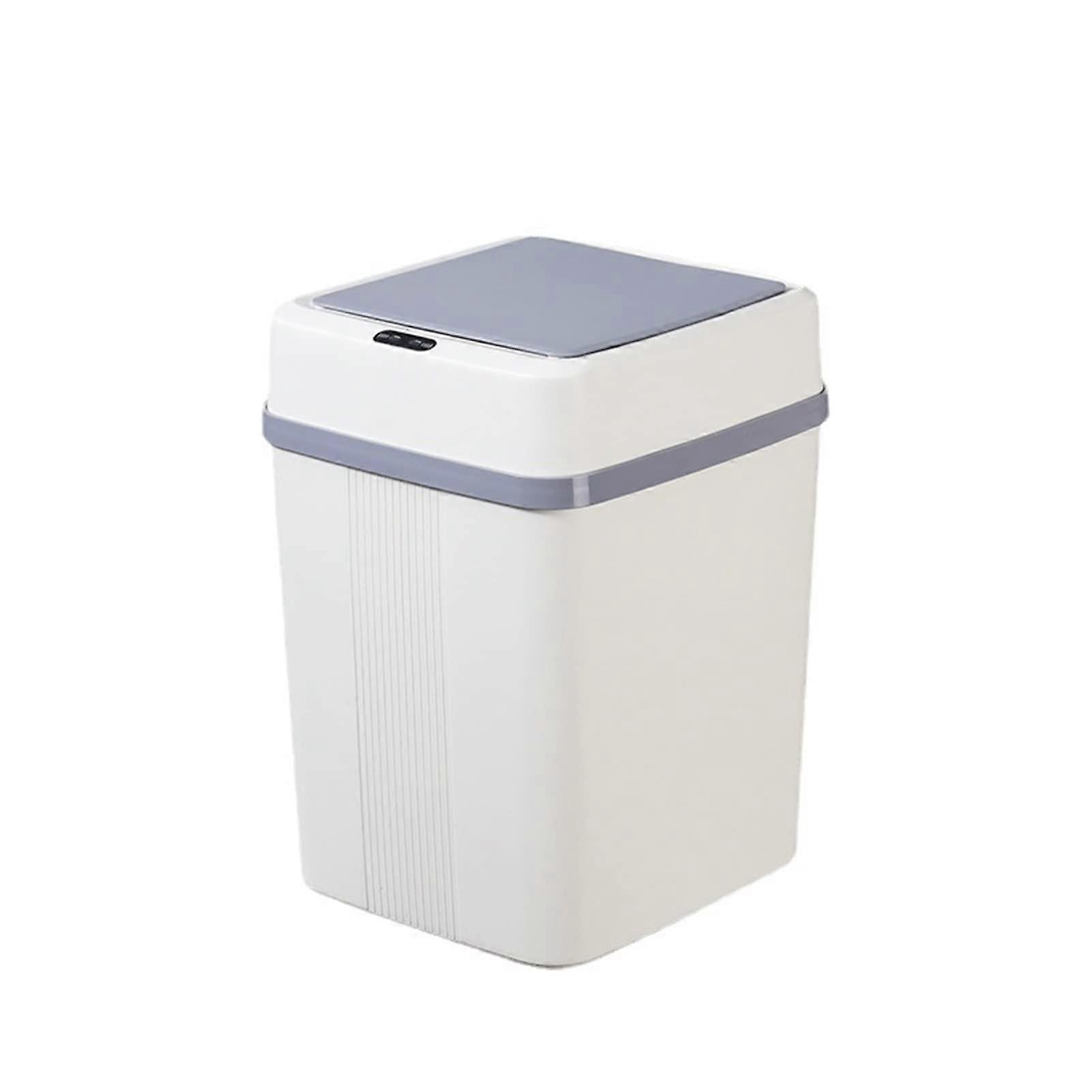 12L Touchless Automatic Sensor Trash Can with OdorSealing Lid for Kitchen Bedroom Office White