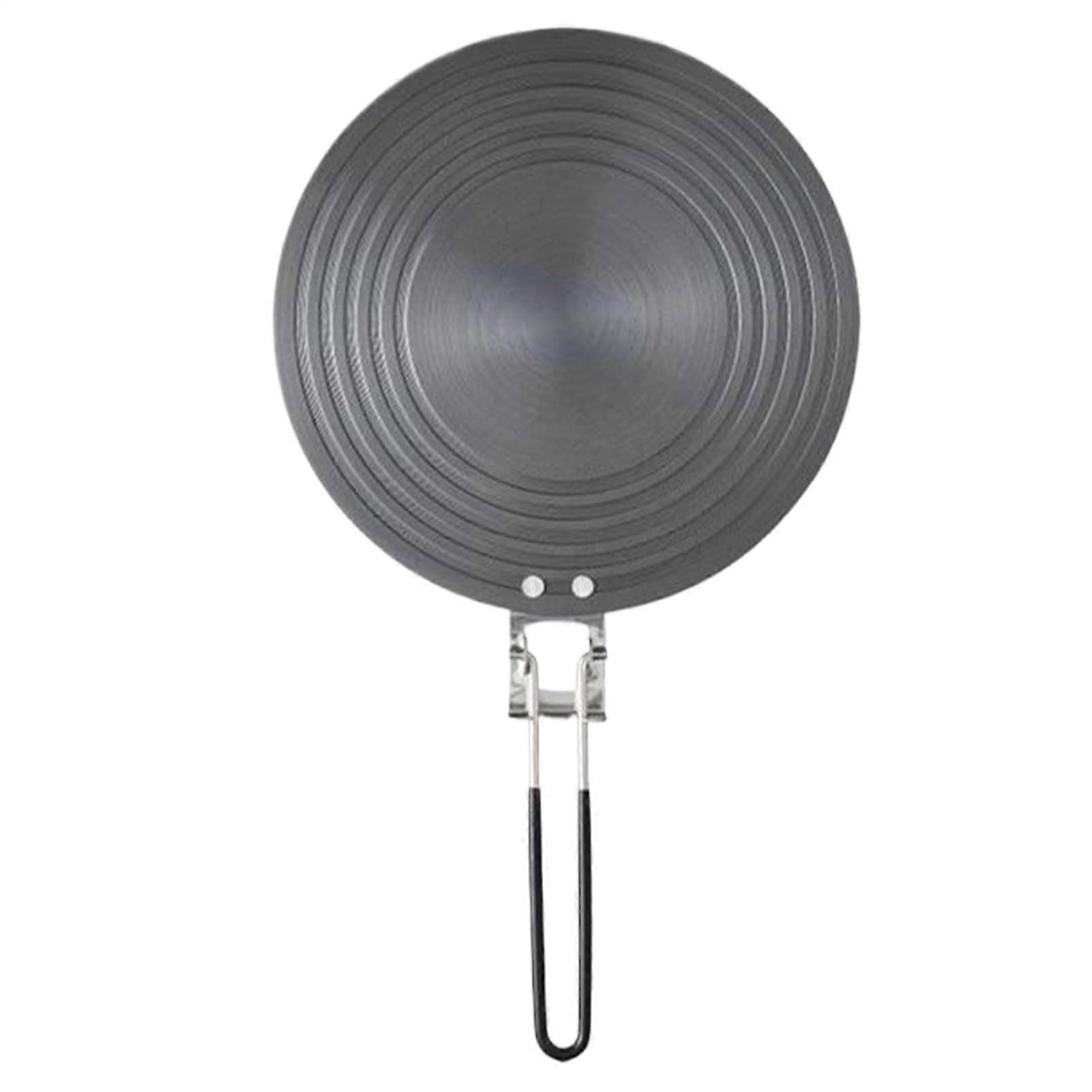 Induction Adapter Plate 9.45 Inch Heat Diffuser for Induction Cooktop with Foldable Handle