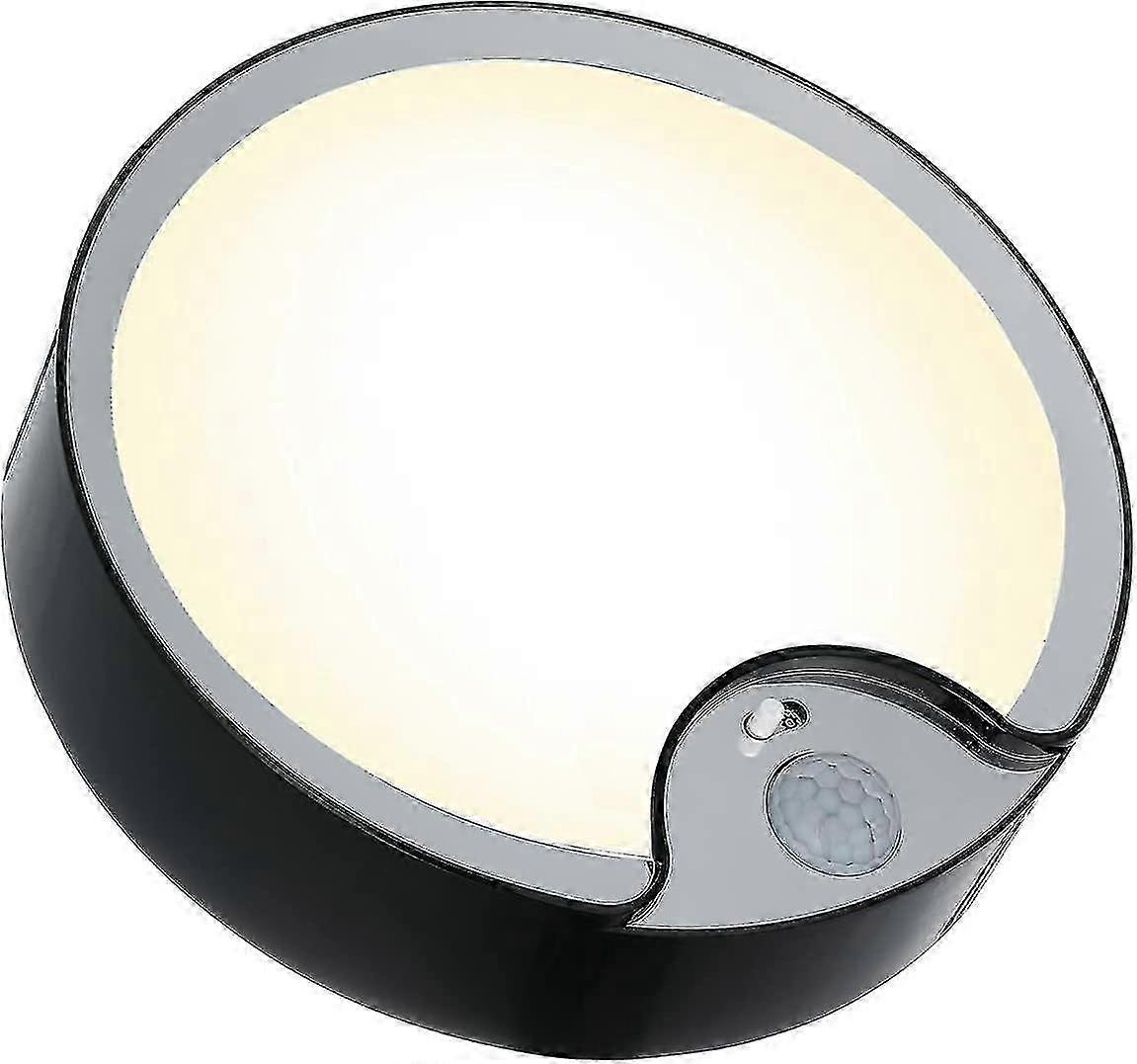 LED Motion Sensor Ceiling Light,Battery Operated,18.3cm 300LM N warm light