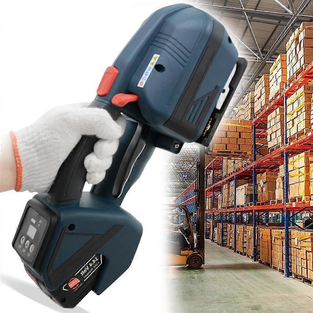 Handheld Strapping Machine 1316mm with Automatic Weld and Cut, Adjustable Tension, Rechargeable