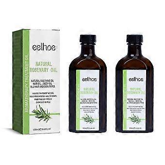 1-3 st 100 ml rosmarinolja för hårväxt och hud Naturlig och vegansk-kx1