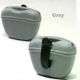 Silicone Dog Treat Bag Pet Portable Dog Training Waist Bag Waterproof Dog Snack Training Bag with Magnetic Clip Pet Outing