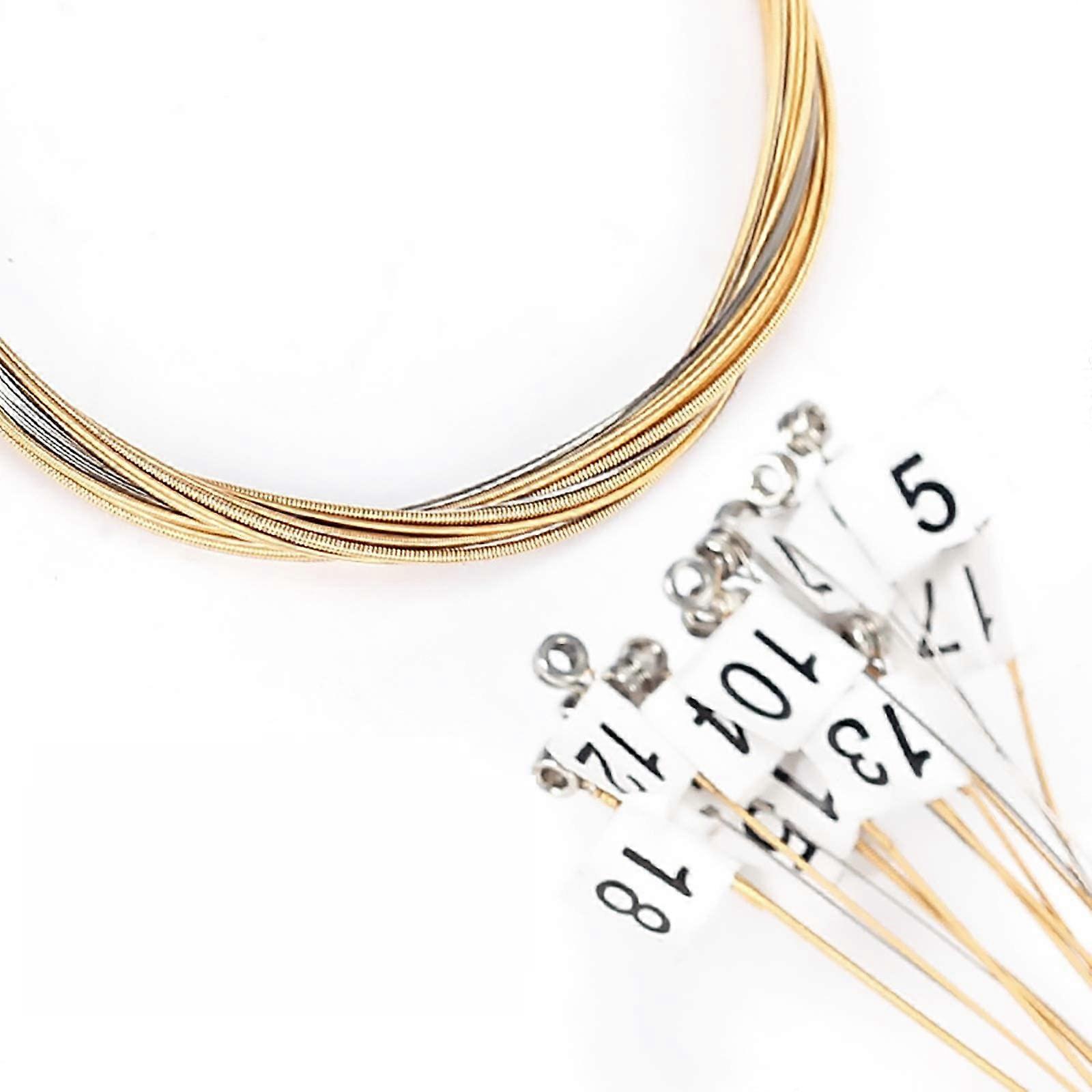 Lyre Harp Strings Set 10/16/19/21/24 Durable Metal Replacement for Brighter Tone Upgrade