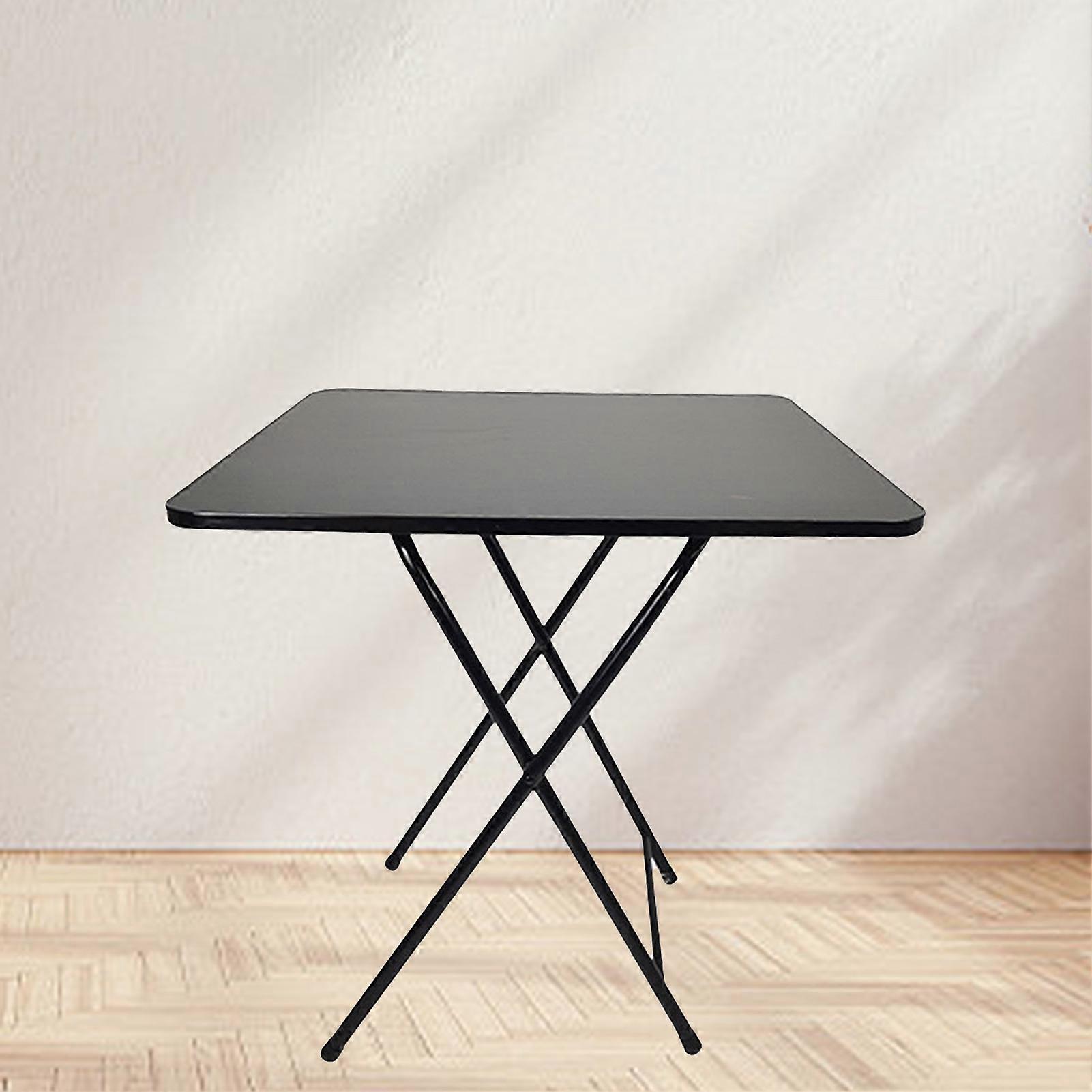 Square Folding Table - Solid MDF & Heavy Duty - for Small Space Dining Home Office