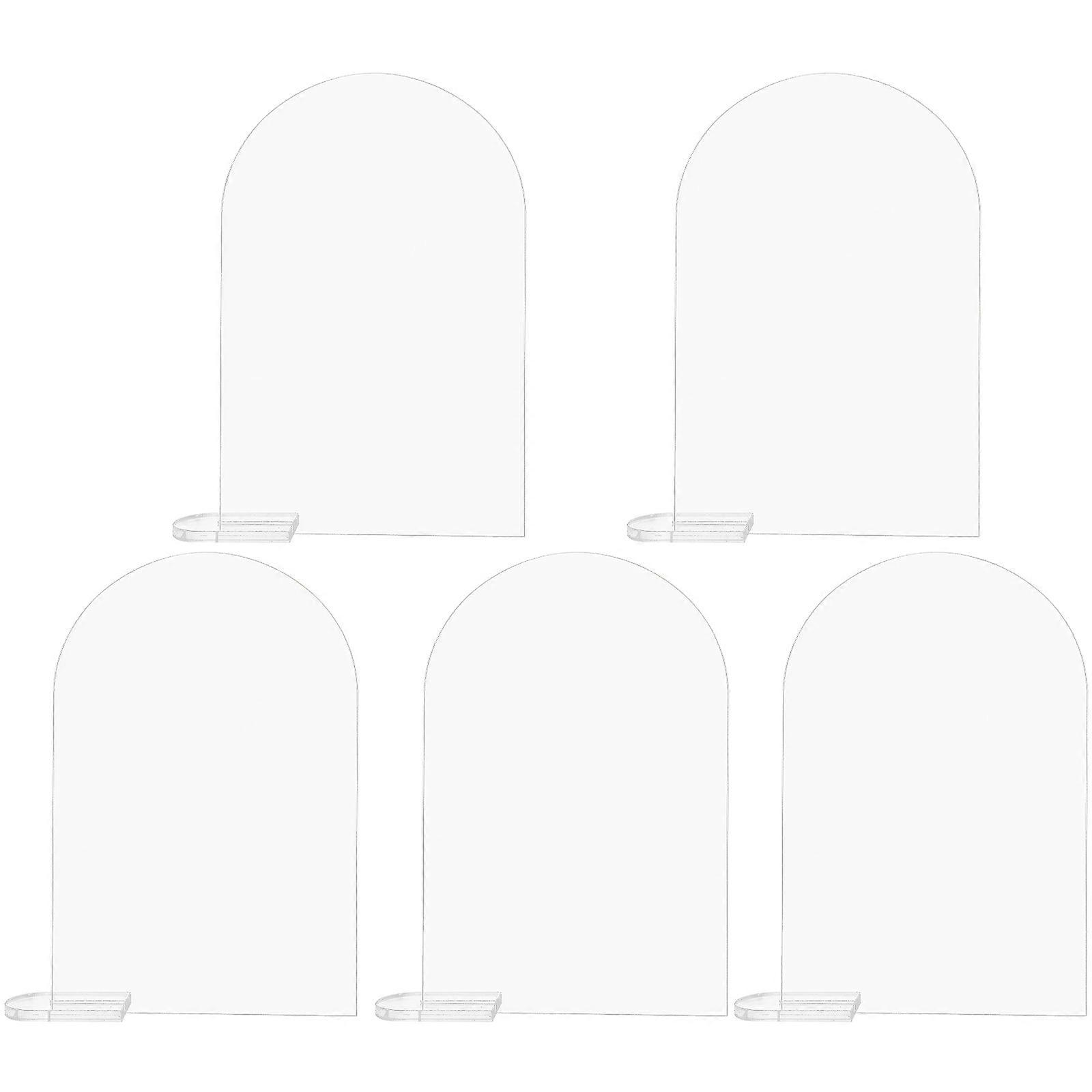 Clear Cards for Wedding Table Seating 5Sets with Holder