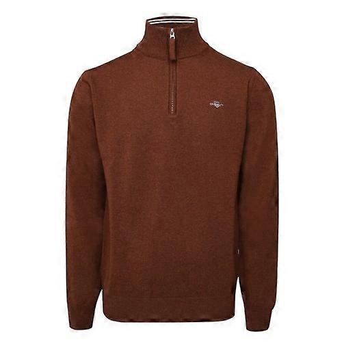 Gant Mens Lambswool Half Zip Fleece