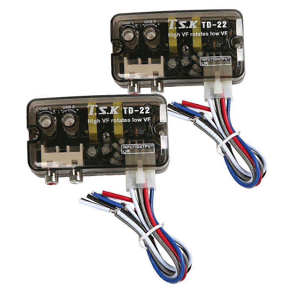 Audio Converter Car Audio Converter for Amplifier with Delay Function ABS