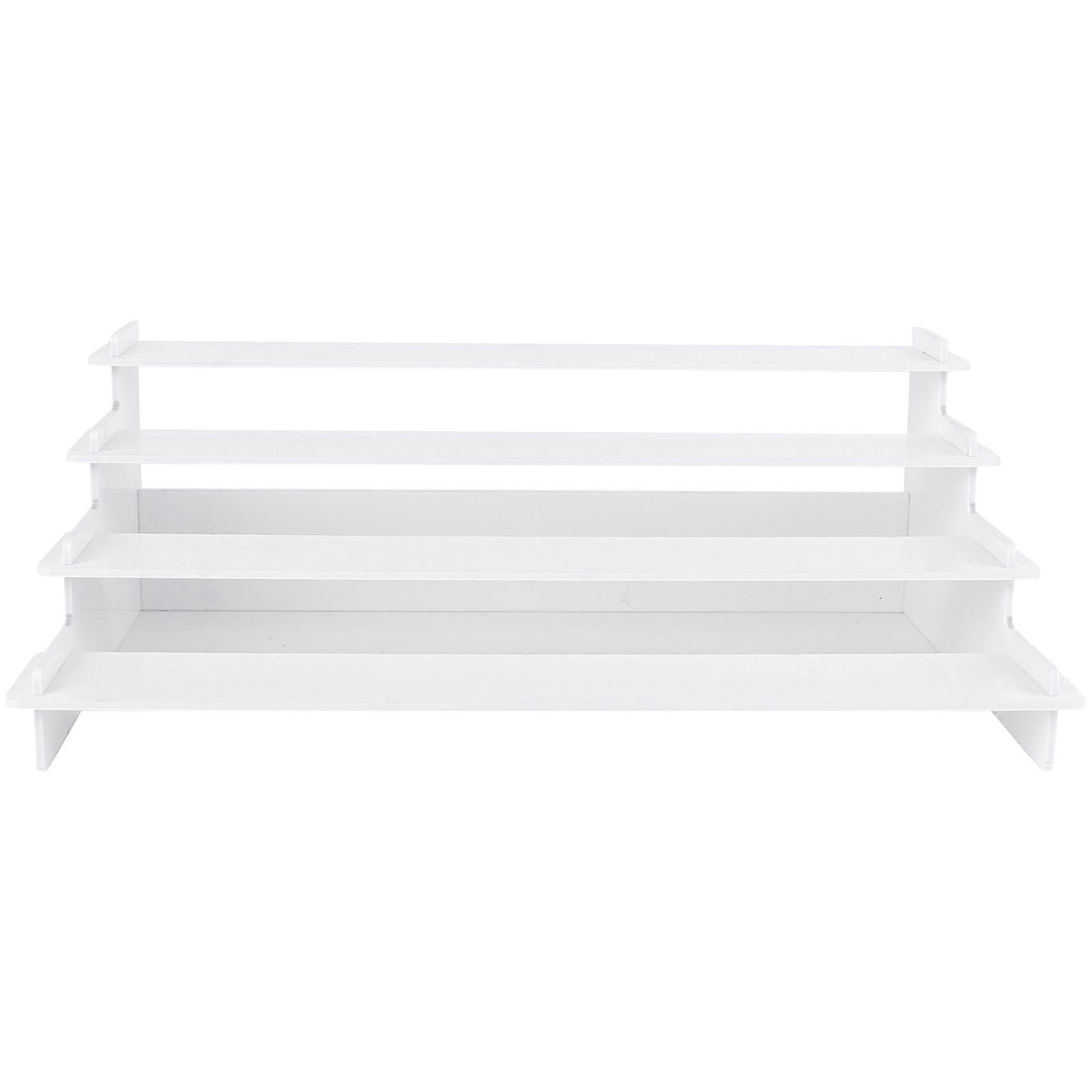 Display Rack Acrylic Trapezoidal Organizer for Storage 1Pcs