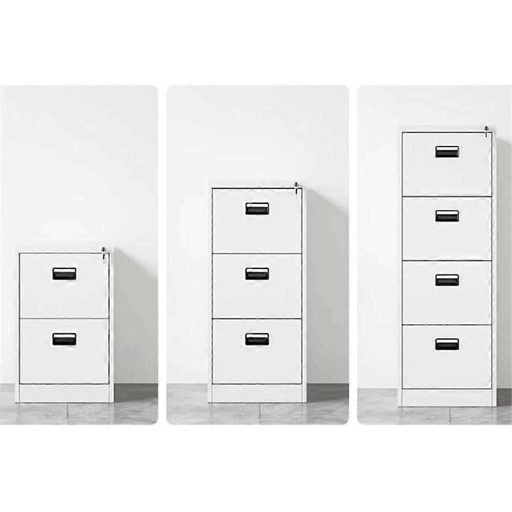 Filing Cabinet with Lock, Small A4 Drawer for Secure Document Storage, Compact Office Organizer
