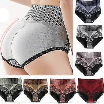 7 stuks Womens slipje naadloze slipje hoge taille slipje vormgeven Womens slipje