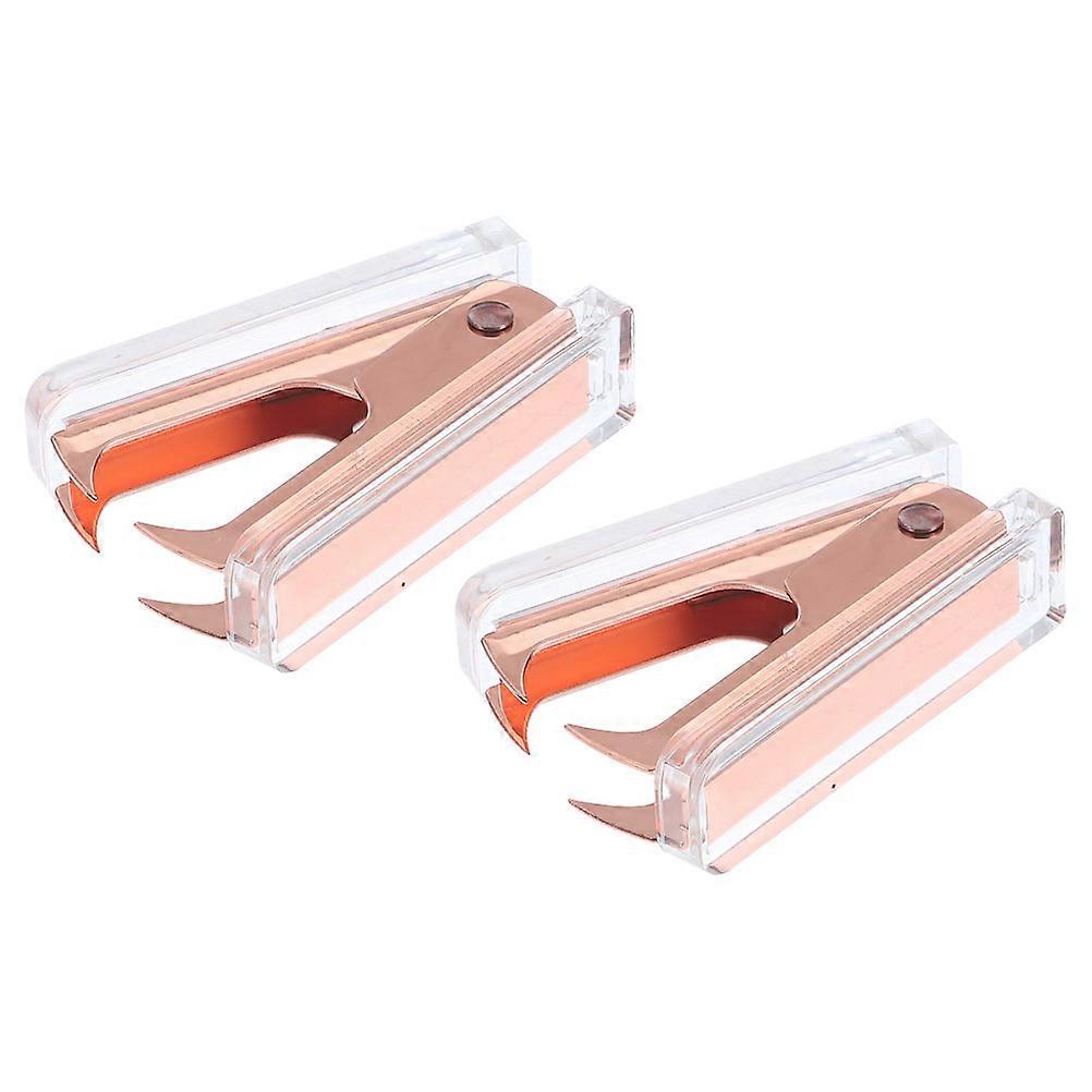Staple Puller Office Stapler Remover for Efficient Use 2Pcs Kit