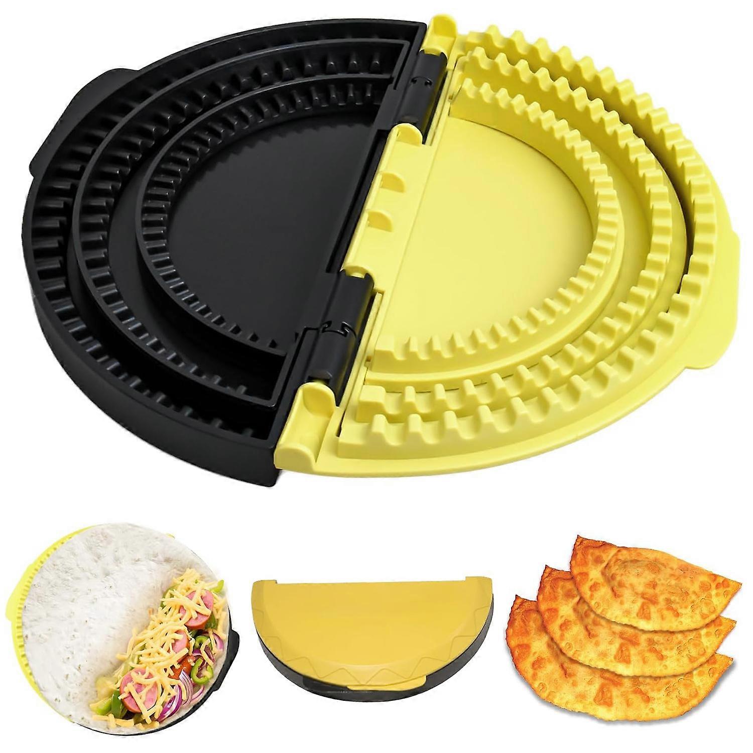 3 In 1 Tortilla Press Adjustable Edge Sealer