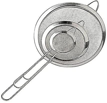 Fine Mesh Colander/colander With Kitchen Handle For Straining Noodles/rice/vegetables/egg Whites Etc