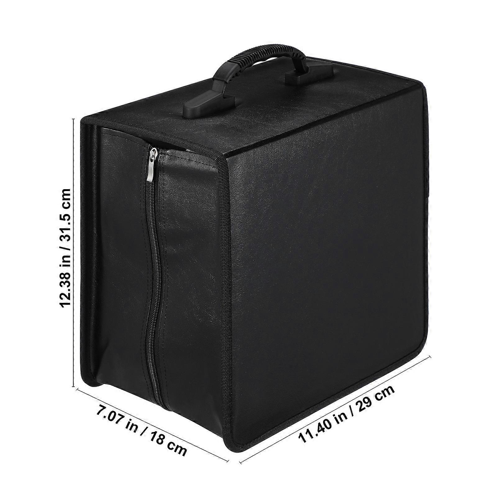 Video Storage Case Cd Organizer for 520 Discs Black