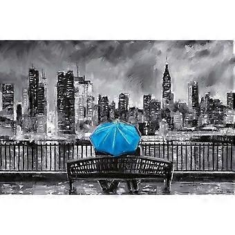 Blu Ombrello - Pd Moreno Art Wooden Jigsaw Puzzles - 18243 -A2047