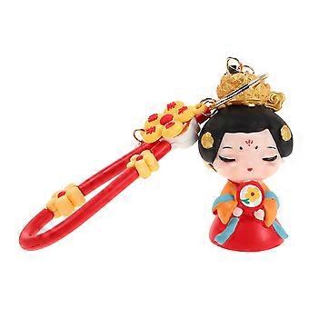 Chinese Cartoon Car Keychain Cute Key Chain for Decoration 3Pcs Pack