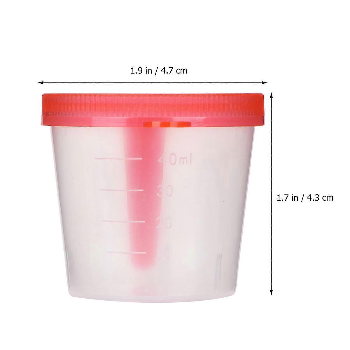 Test Cup Disposable Specimen Cups for Sample Collection 50Pcs