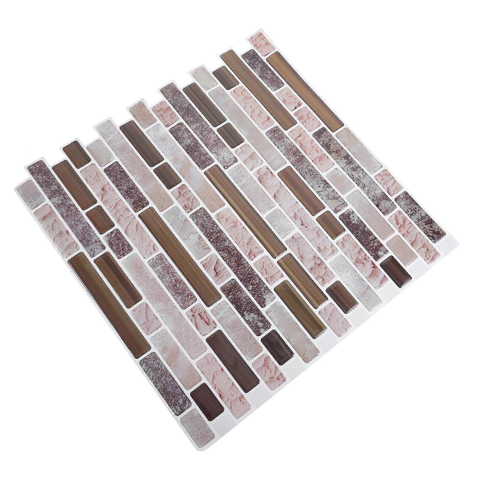 3D Waterproof Wall Sticker Self-Adhesive Backsplash for Kitchen