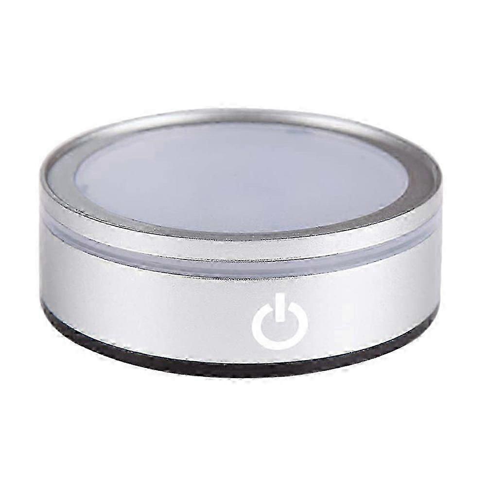 Touch Lampholder Lamp Base for Home Decor Double Layer Round Design