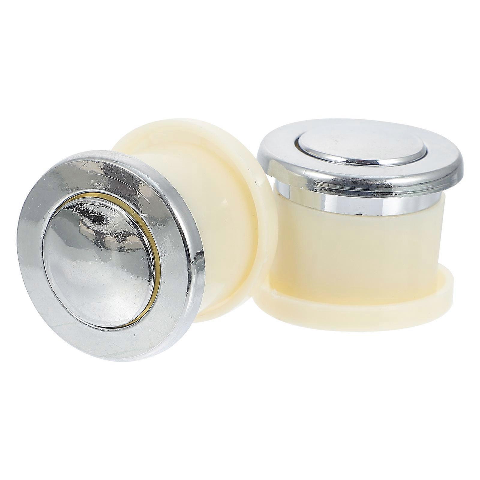 2pcs Retractable Spring Knobs Embedded Furniture Spring Knobs Zinc Alloy Knobs