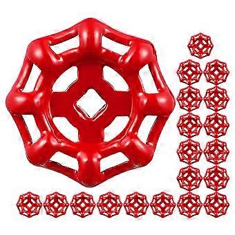 20Pcs Remplacement Vanne Vanne Volant Robinet Valve Poignée De Roue Tuyau En Métal Poignée De Bavette