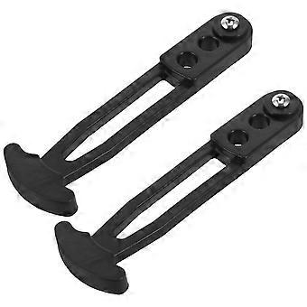2 Sets Pontoon Ladder Mounting Strap with 3 Adjustable Holes Marine Ladder Strap Secure Rubber Latch Boat Ladder Retaining Band with Screw for Telesco