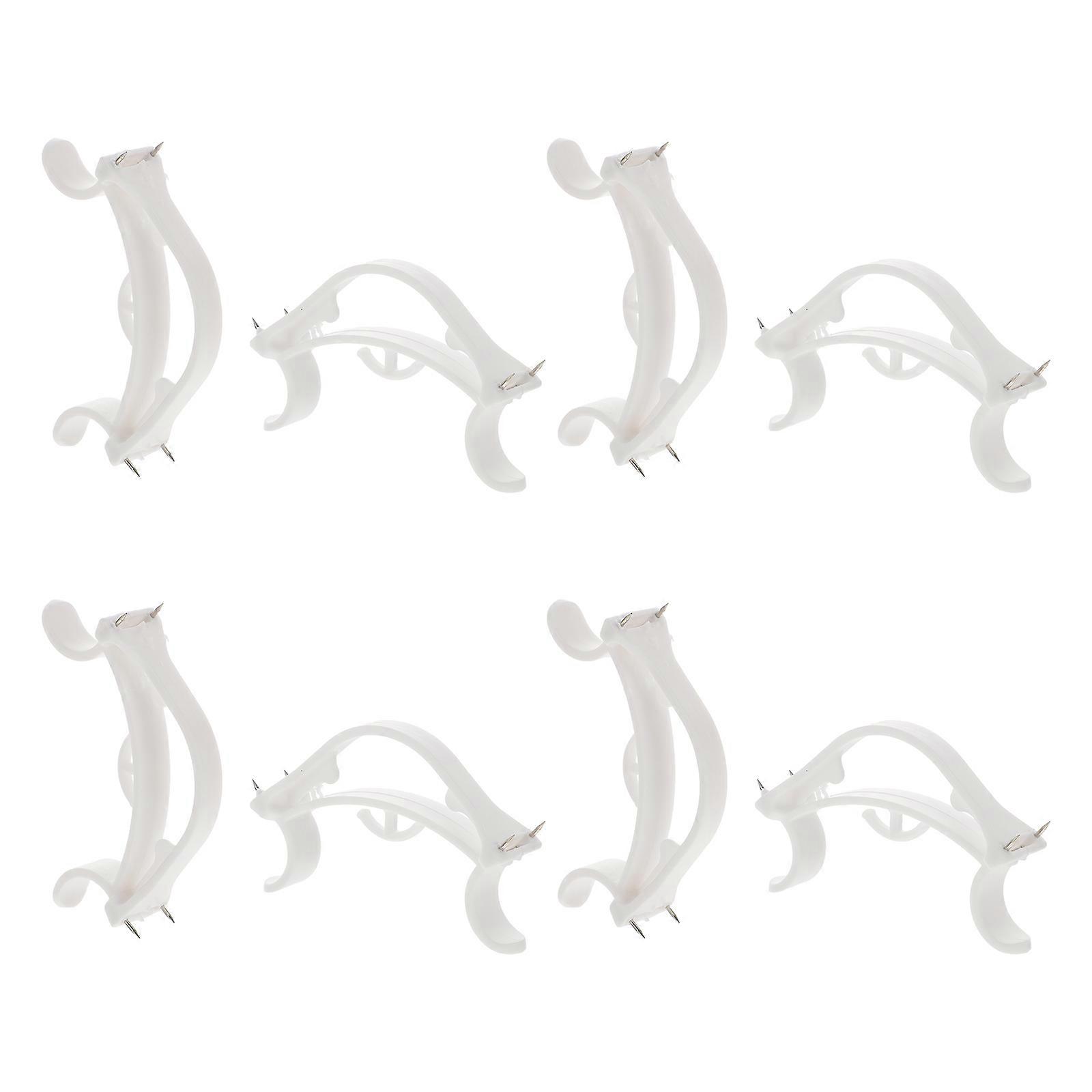 8pcs Corner Elastic Hook Reusable Removable Multi-purpose Utility Hook Accessory