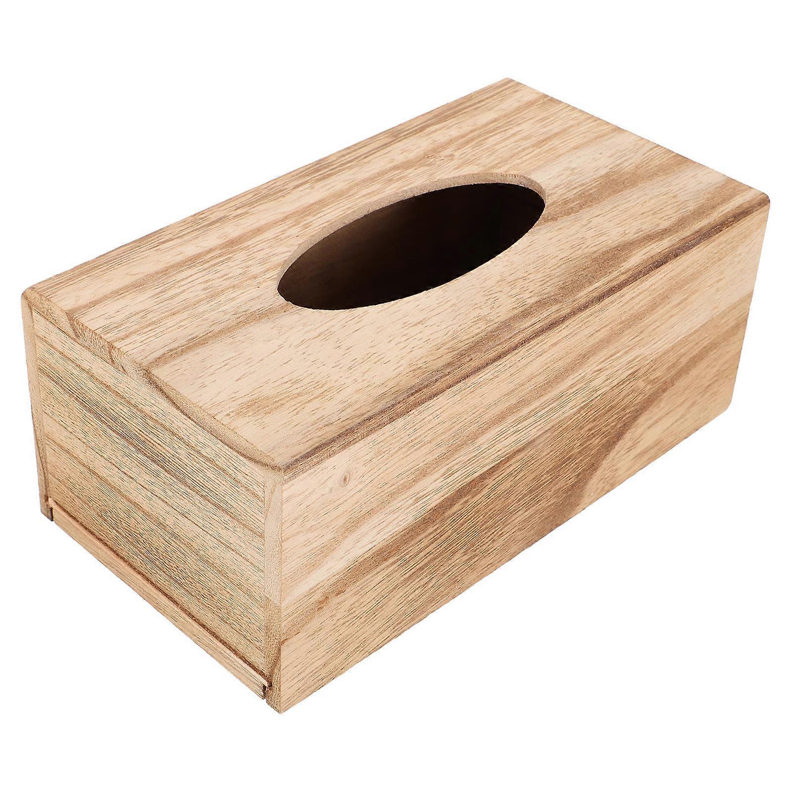 Creative Napkin Container for Storage Use 2Pcs Beige Tissue Box